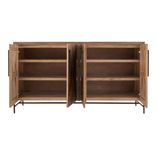 Verona Console 4 Door Cabinet - Brown