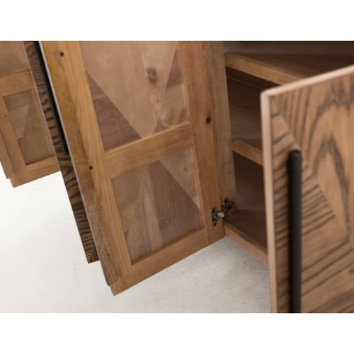 Verona Console 4 Door Cabinet - Brown