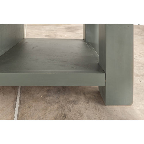 Alban Console 2 Door 3 Drawer Cabinet - Green