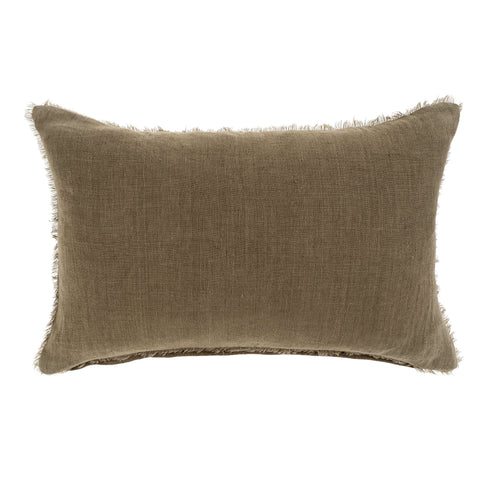 Lina Linen Pillow, 16'' X 24'' - Fennel