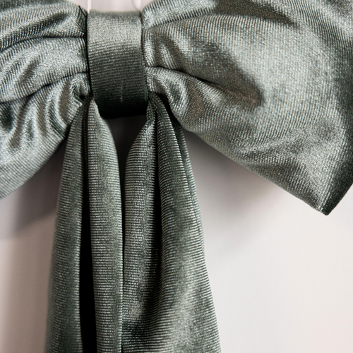 Sage Velvet Bows