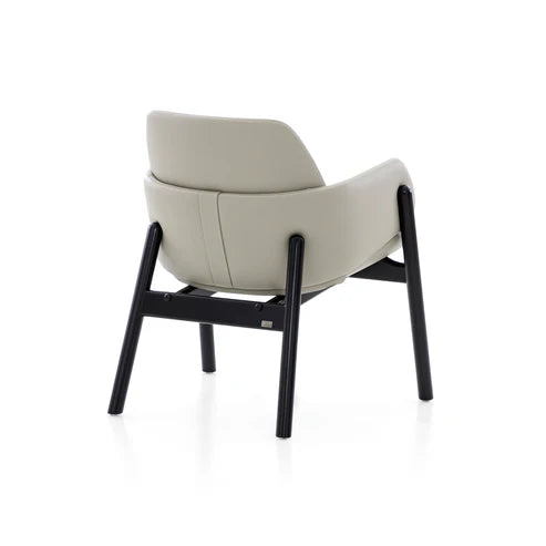 Above ArmChair in Black & Leather Finish