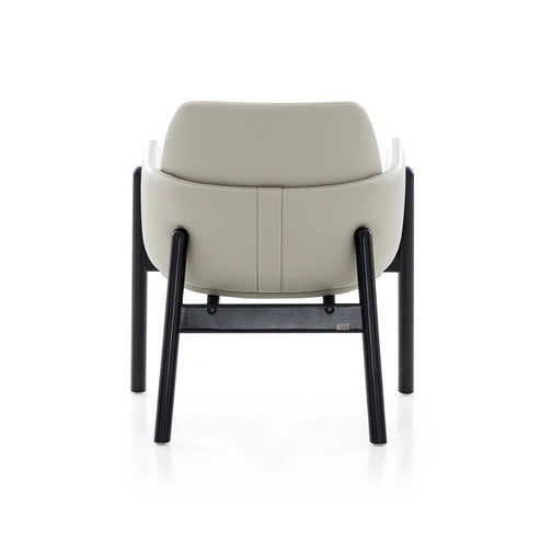 Above ArmChair in Black & Leather Finish