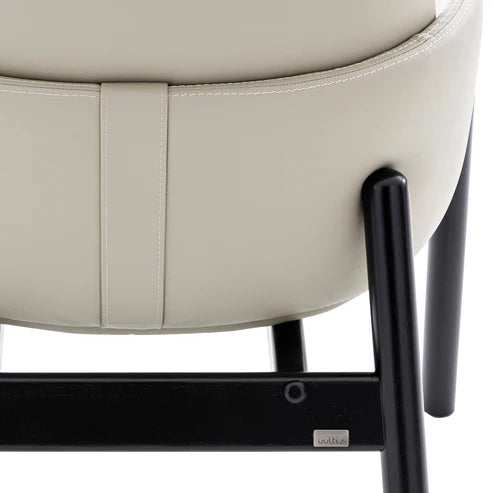 Above ArmChair in Black & Leather Finish