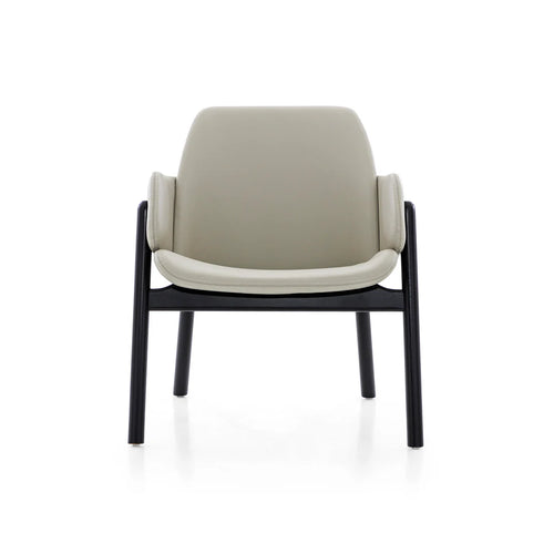 Above ArmChair in Black & Leather Finish