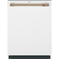 Café CustomFit Stainless Interior Dishwasher with UltraWash - Matte White
