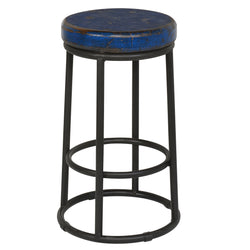 Jaden Counter Stool 24" - Dark Blue