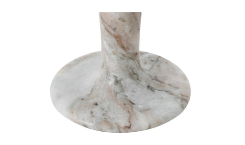 East Candle Holder Short Brown Torrent Marble