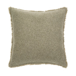 Fringed Boucle Pillow 20'' X 20''