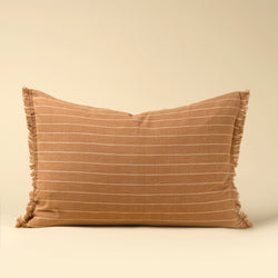 Handloom Stripe Pillow, 16" X 24"