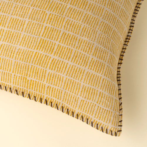 Dash & Dot Linen Pillow, 16" X 24"