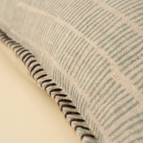 Dash & Dot Linen Pillow, 16" X 24"