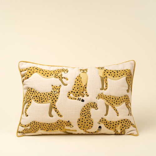 Cheetah Pillow, 16" X 24"