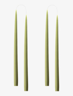 Olive Danish Taper Candle | 2 Pack
