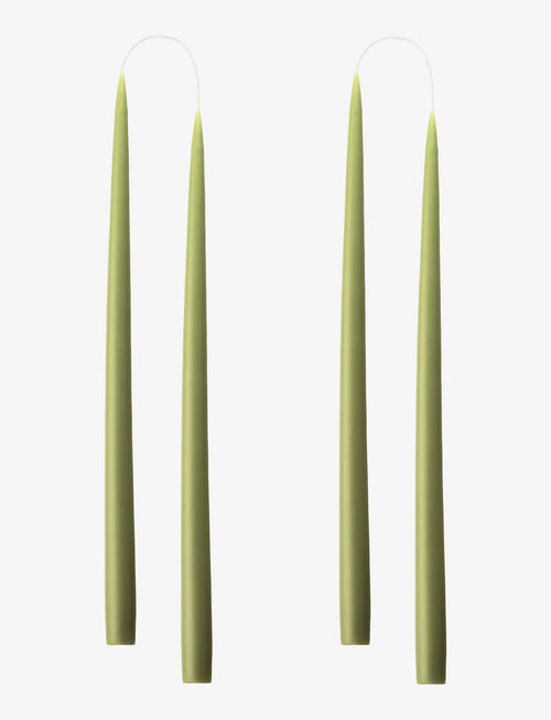 Olive Danish Taper Candle | 2 Pack