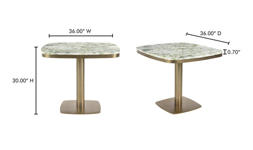 Celeste Cafe Table Green Onyx Marble