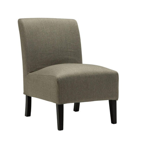 Grey Armless Accent Chair