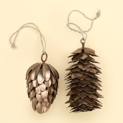 Indaba Pinecone Ornament