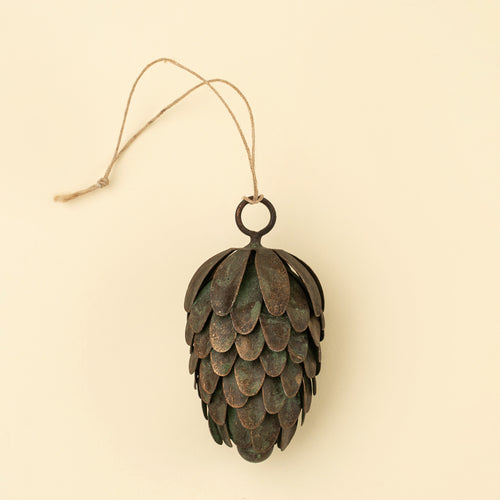 Indaba Pinecone Ornament