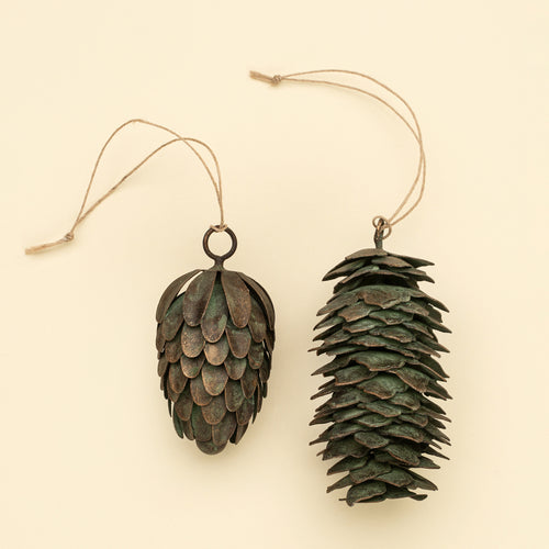 Indaba Pinecone Ornament