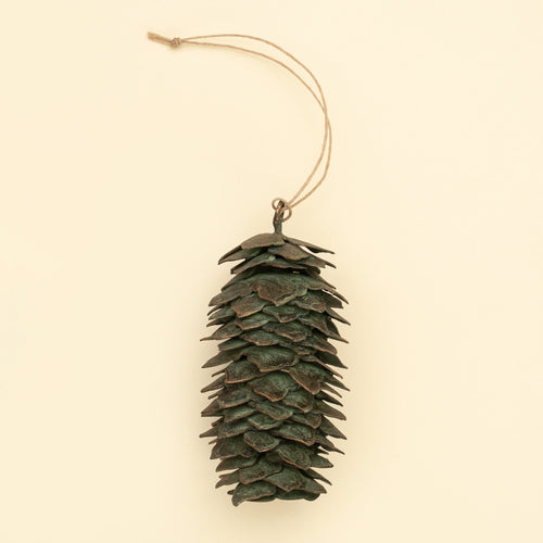 Indaba Pinecone Ornament