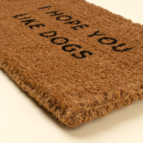 Hope You Like Dogs Coir Doormat