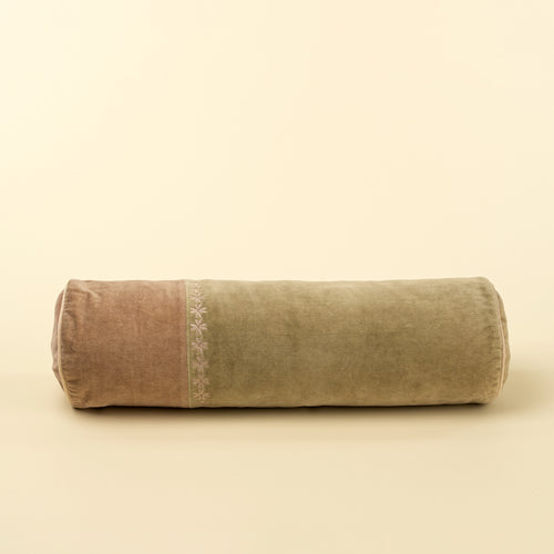 Snowflake Velvet Bolster