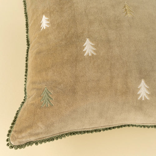 Velvet Trees Pillow, 20x20
