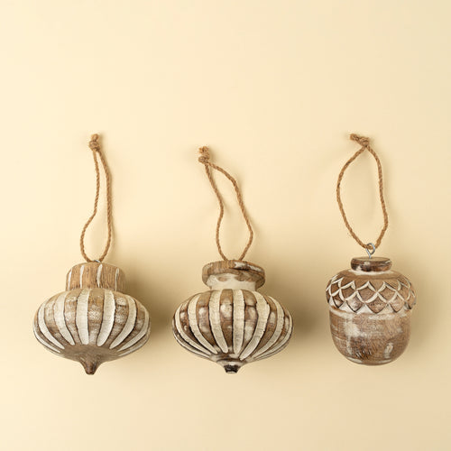 Wooden Holiday Ornament