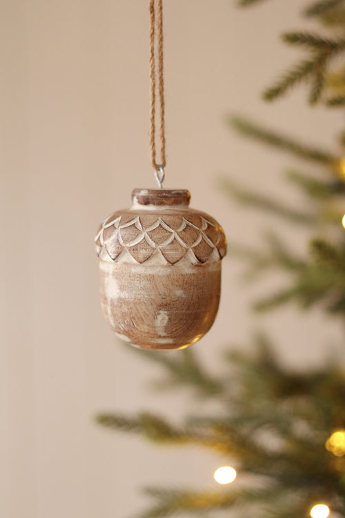 Wooden Holiday Ornament