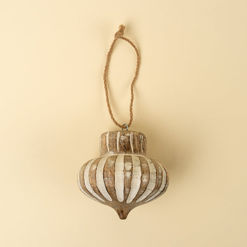 Wooden Holiday Ornament