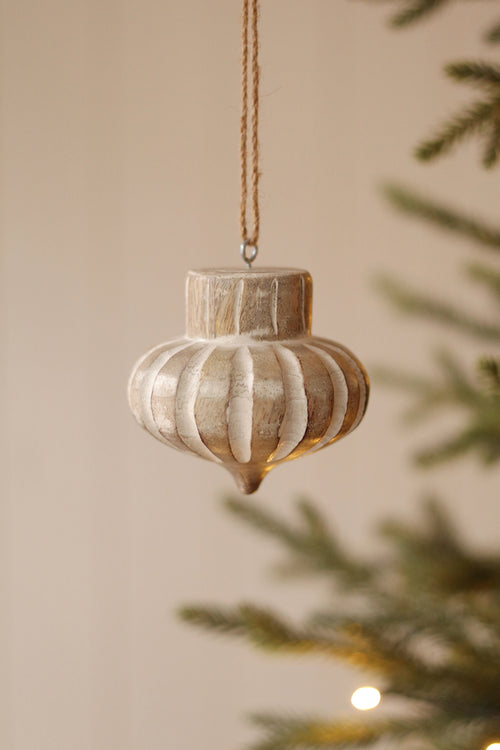Wooden Holiday Ornament