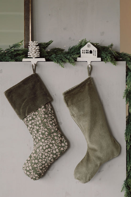 Wildvine Velvet Stocking
