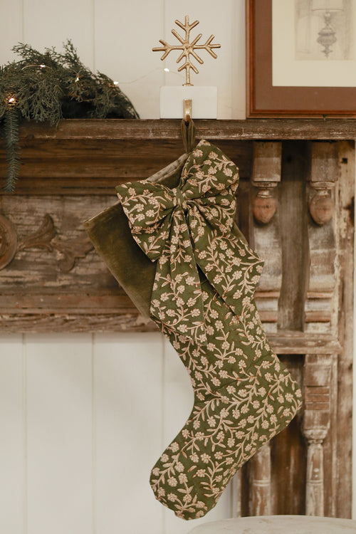 Wildvine Velvet Stocking
