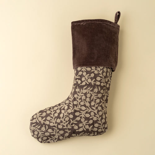 Wildvine Velvet Stocking