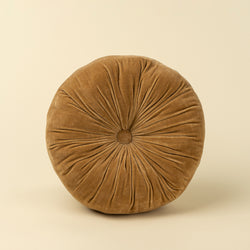 Velvet Tuft Round Cushion