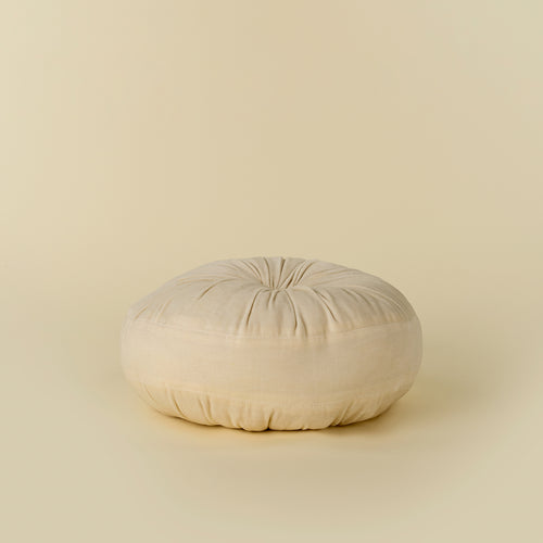 Velvet Tuft Round Cushion