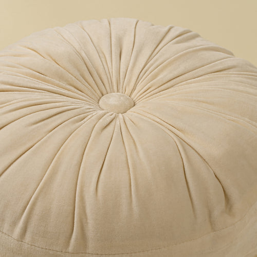 Velvet Tuft Round Cushion
