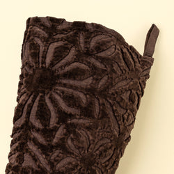 Velvet Cutwork Stocking