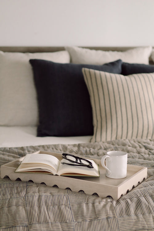 Scalloped Edge Tray, Rectangular