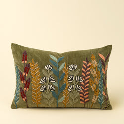 Velvet Grove Pillow, 16" X 24"