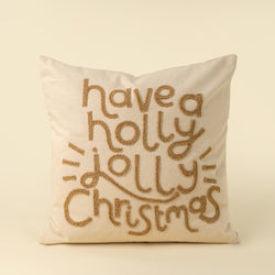 Jolly Christmas Pillow, 20" X 20"