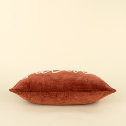 Fa La La Velvet Pillow, 16" X 24"