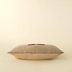 Velvet Bow Pillow, 21" x 12"