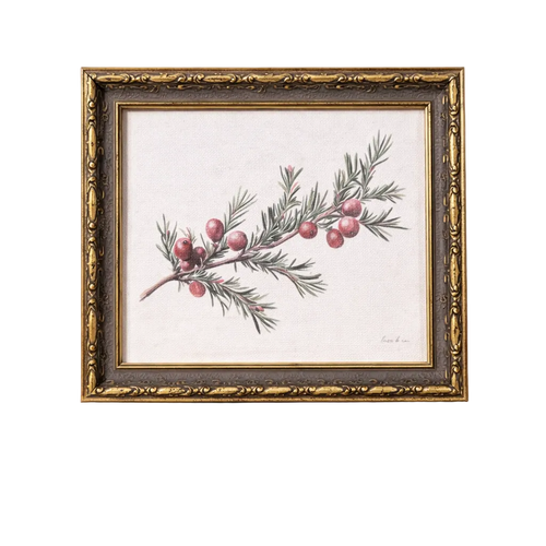 Winter Berry Framed Art