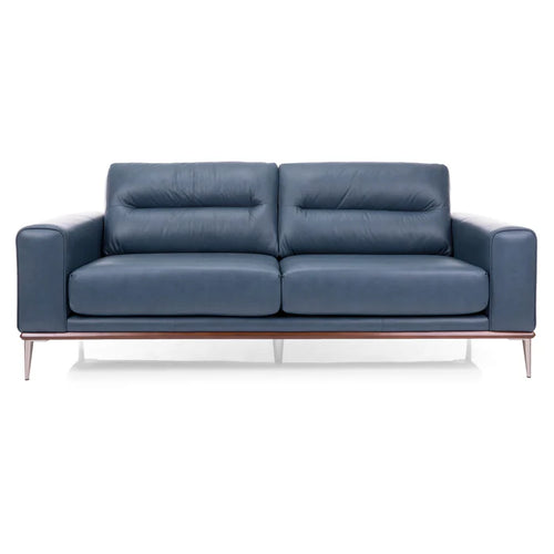 Snow Leather Sofa - Pandora White
