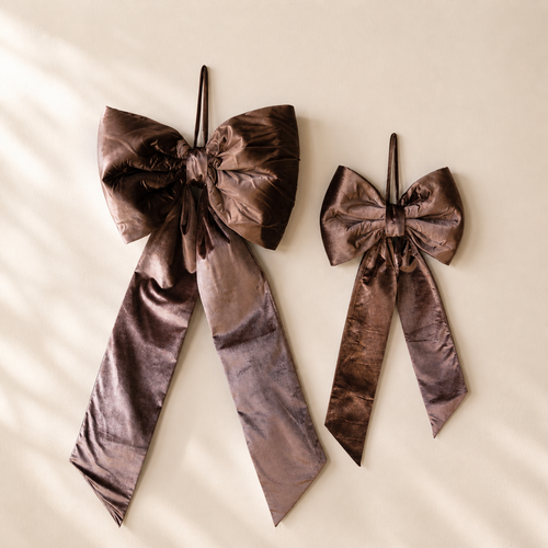 Oversized Holiday Velvet Bow