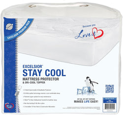 Excelsior Stay Cool Mattress Protector & Dri-Cool Topper