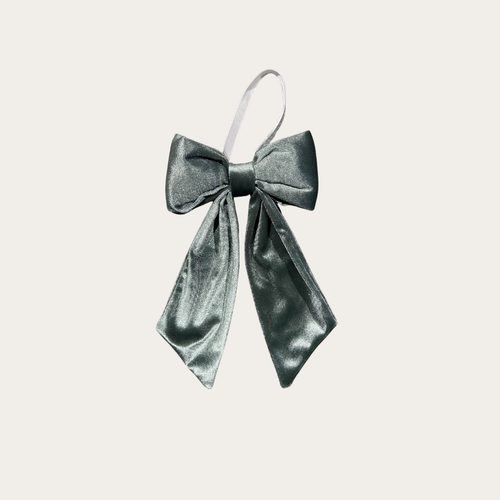 Sage Velvet Bows