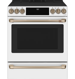 Cafe Range 30" Induction and Convection - Matte White